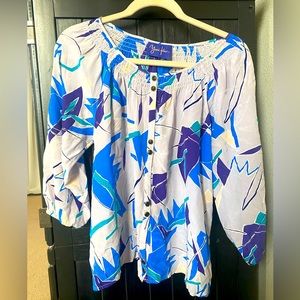 Yumi Kim 100% silk blouse, size medium